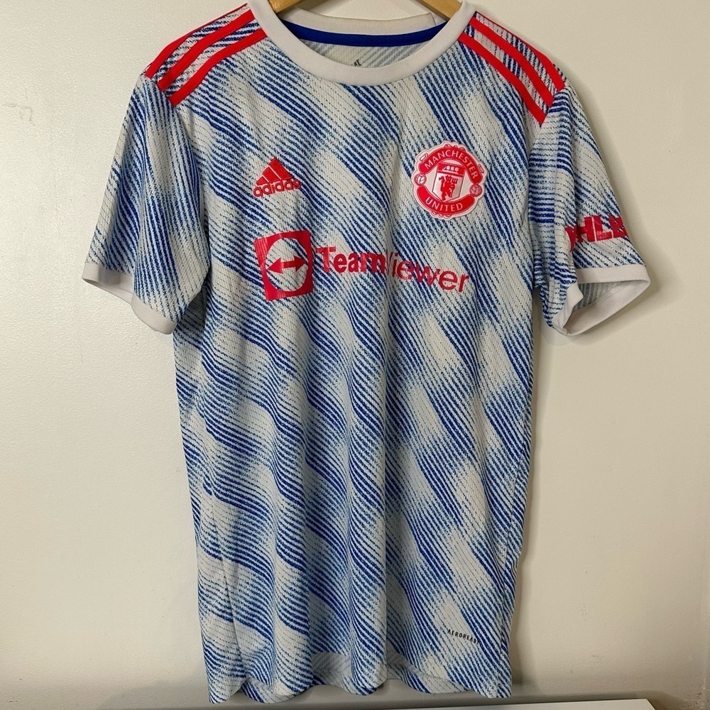 MANCHESTER UNITED RONALDO 2021/2022 FOOTBALL SHIRT JERSEY AWAY ADIDAS size XL